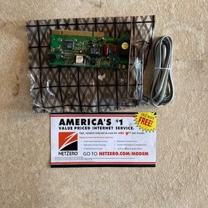 PCI 56k Modem w/Instructions and Disk New